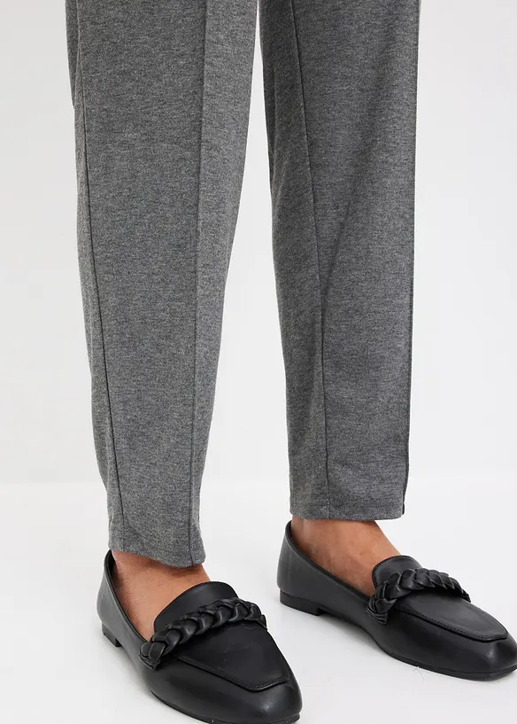 Kalhoty bez zap&iacute;n&aacute;n&iacute;, se s&aacute;mkem, bonprix