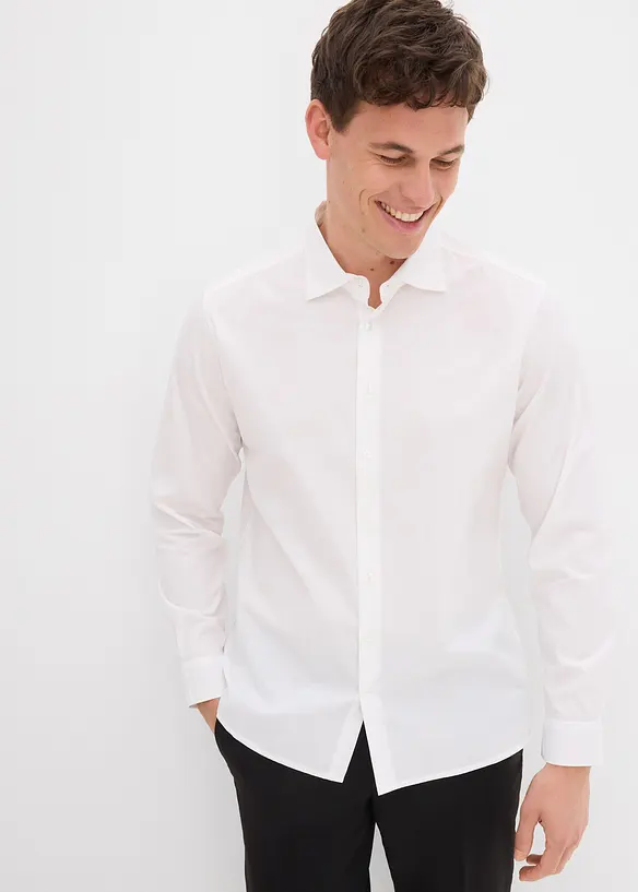 Business košile z organické bavlny, Regular Fit, bonprix