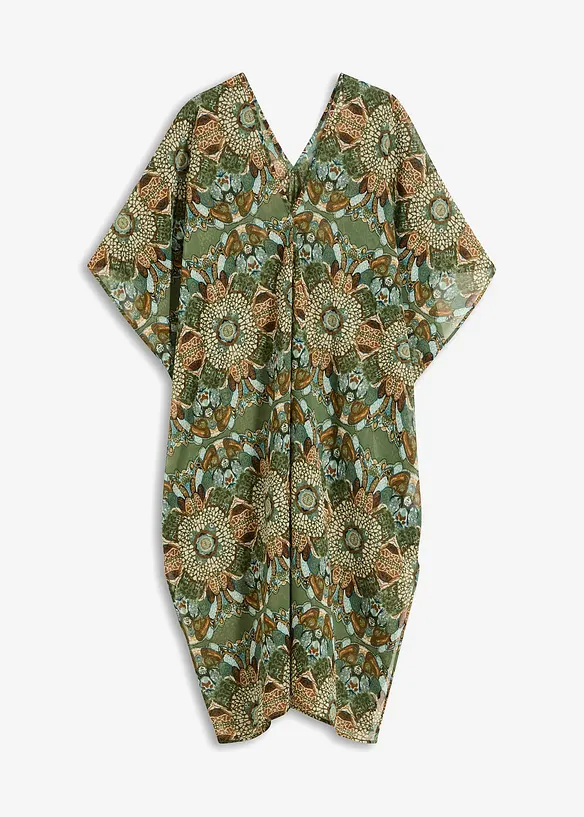 Oversize plážová tunika z lehkého šifonu, bonprix