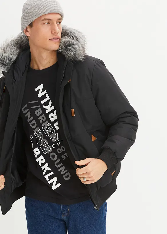 Triko s dlouh&yacute;m ruk&aacute;vem z organick&eacute; bavlny, bonprix