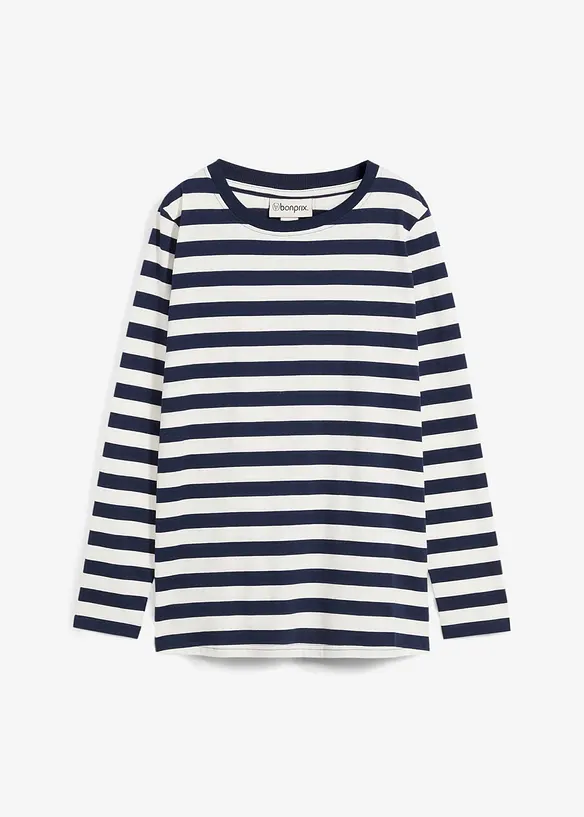 Pruhovan&eacute; tričko z čist&eacute; organick&eacute; bavlny, bonprix