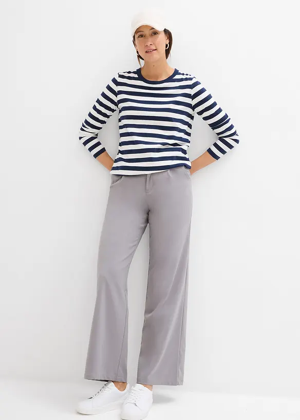 Pruhovan&eacute; tričko z čist&eacute; organick&eacute; bavlny, bonprix