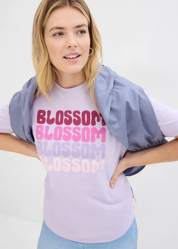 Oversize boxy triko z organick&eacute; bavlny, bonprix