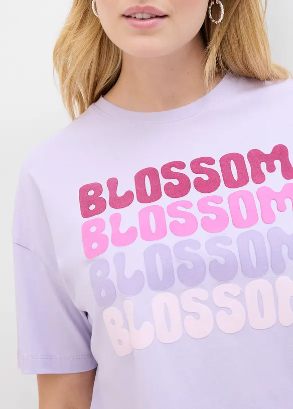 Oversize boxy triko z organick&eacute; bavlny, bonprix