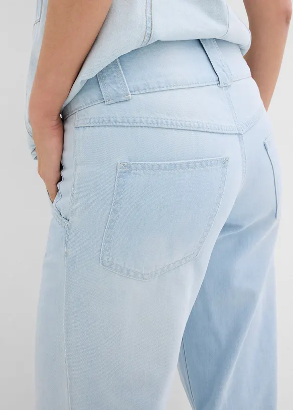 Džíny s širokými nohavicemi, High Waist, Super Soft, bonprix