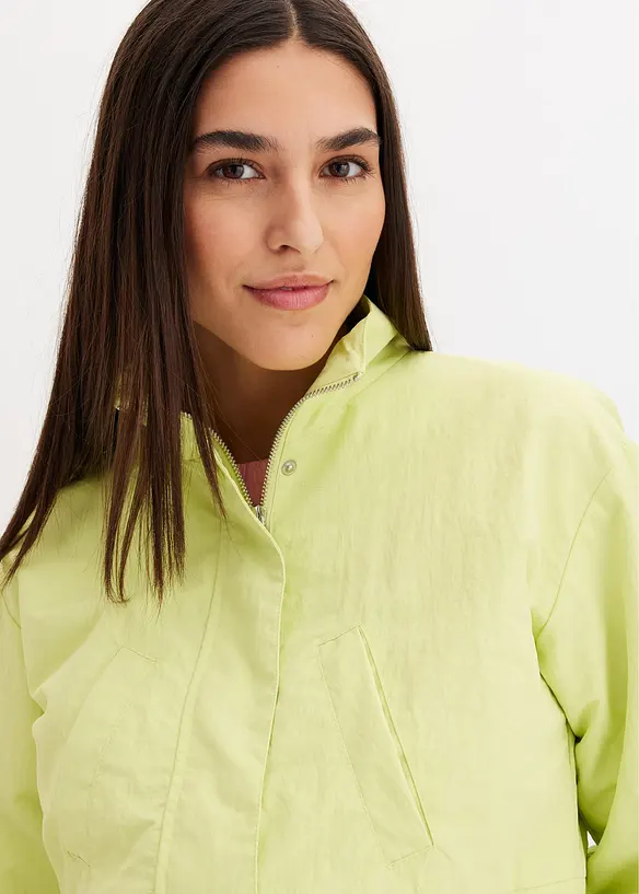 Kr&aacute;tk&aacute; bunda s tun&yacute;lkem na stažen&iacute; v pase, bonprix