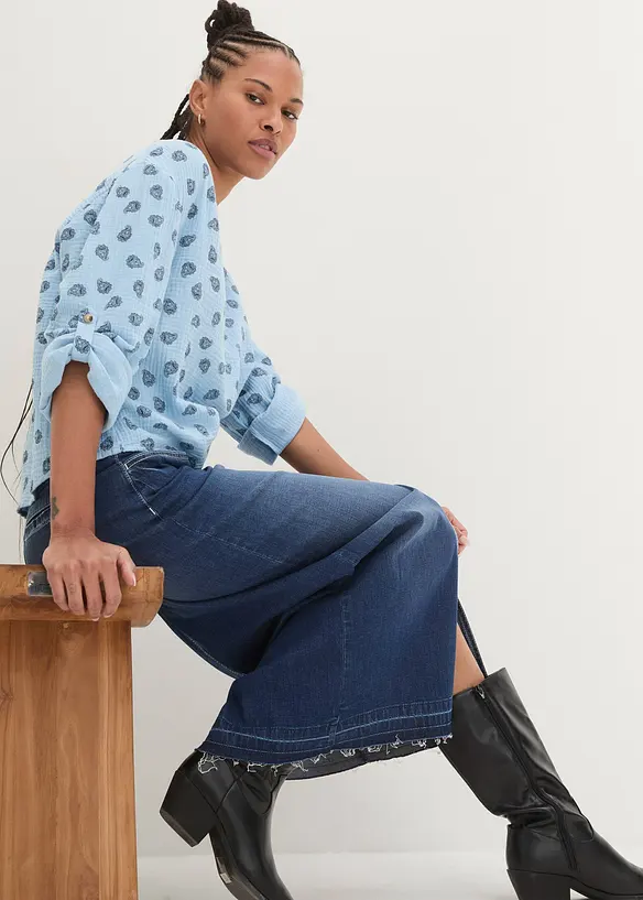 Oversize halenka ze vzdušného mušelínu, bonprix