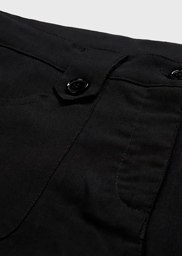 Strečové kalhoty z bengalínu, s pohodlným pasem, bonprix