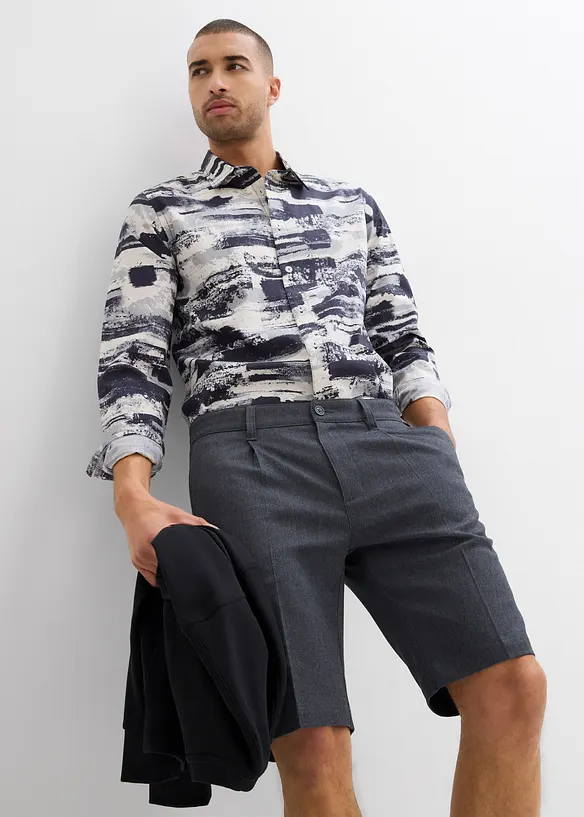 Chino bermudy s puky, Relaxed Fit, bonprix