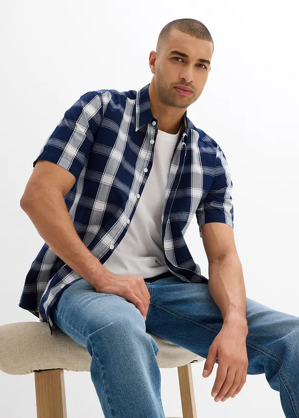 Tričko z čisté organické bavlny, Slim Fit (2 ks v balení), bonprix