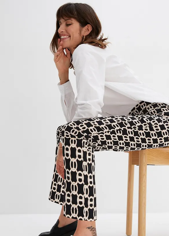 Strečové kalhoty z bengalínu, bonprix