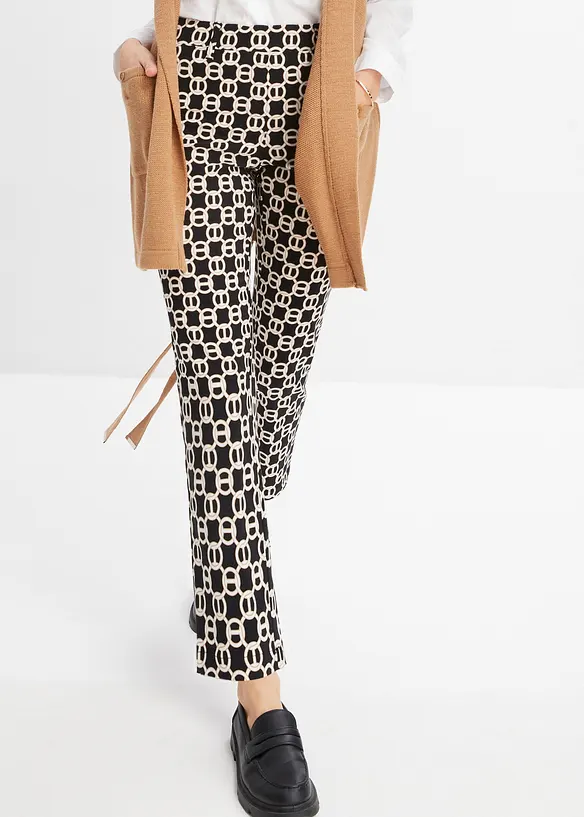 Strečové kalhoty z bengalínu, bonprix