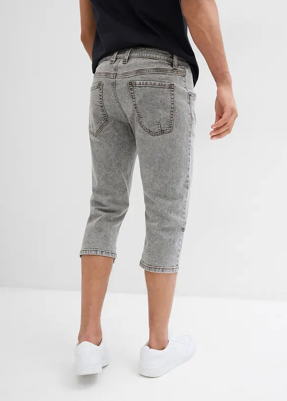 3/4 strečov&eacute; dž&iacute;ny Regular Fit, Straight, bonprix