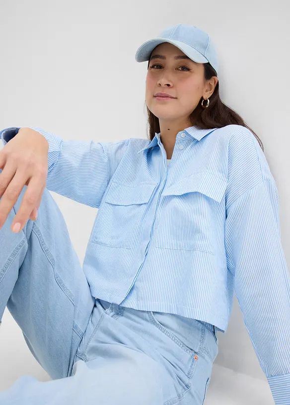 Oversize košile z čisté bavlny, bonprix
