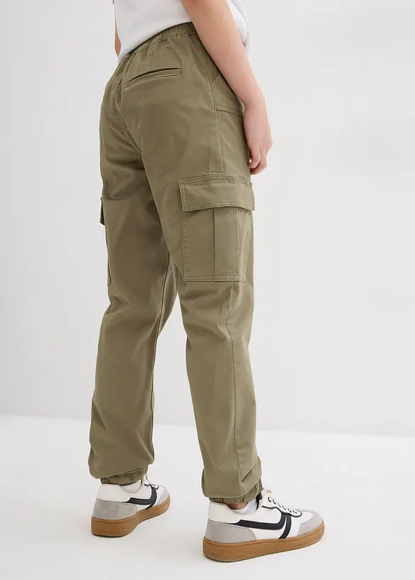 Cargo kalhoty s našitými kapsami, bonprix