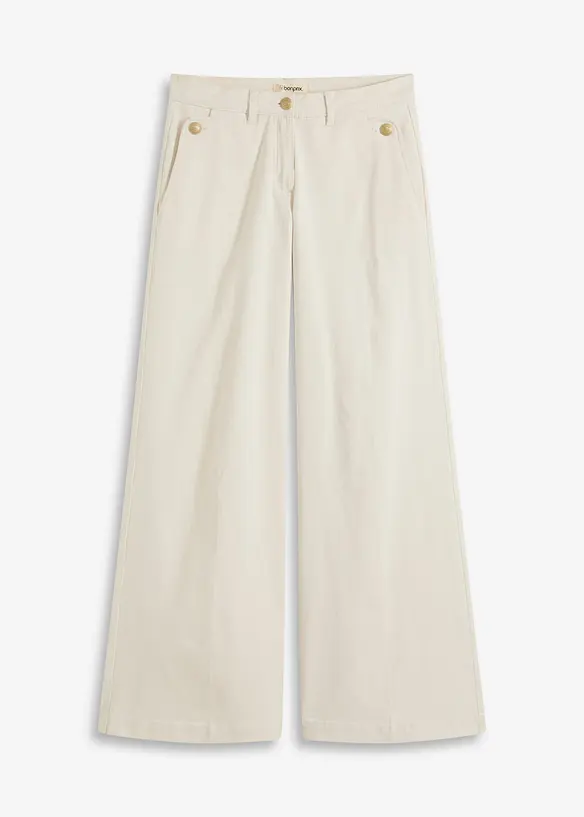 Kalhoty Wide Leg se strečem, bonprix