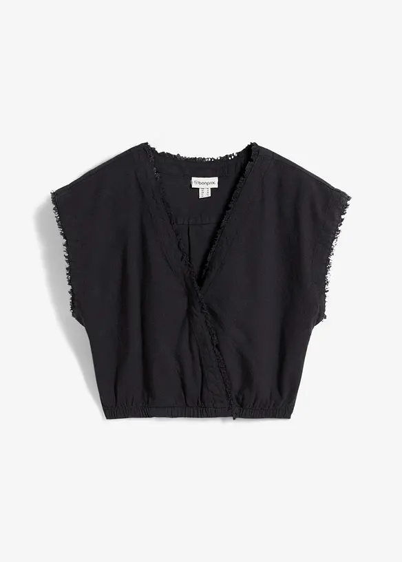 Zkrácený halenkový top, bonprix