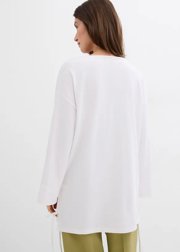 Oversize triko z elastické směsi s organickou bavlnou, bonprix