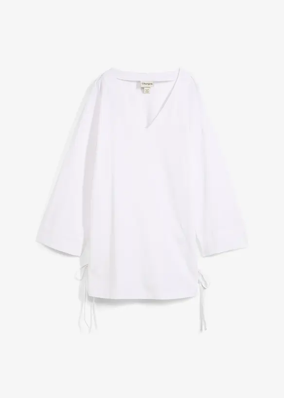 Oversize triko z elastické směsi s organickou bavlnou, bonprix