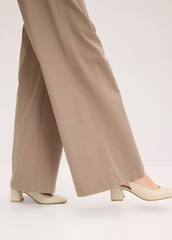 Kalhoty Wide Leg se strečem, bonprix