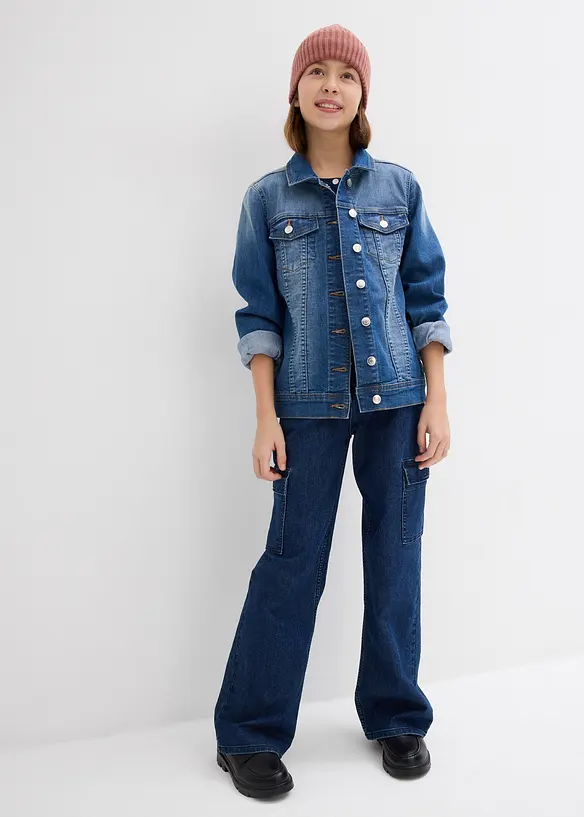 Oversize džínová bunda, bonprix