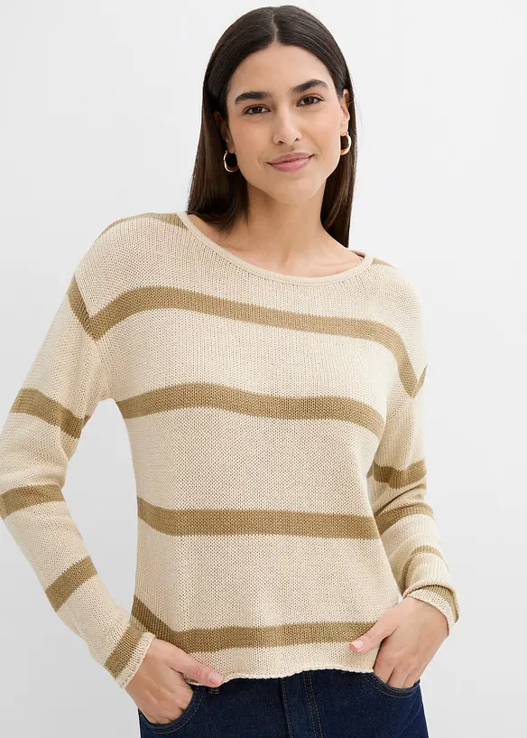 Oversize pulovr z jemné pleteniny, bonprix