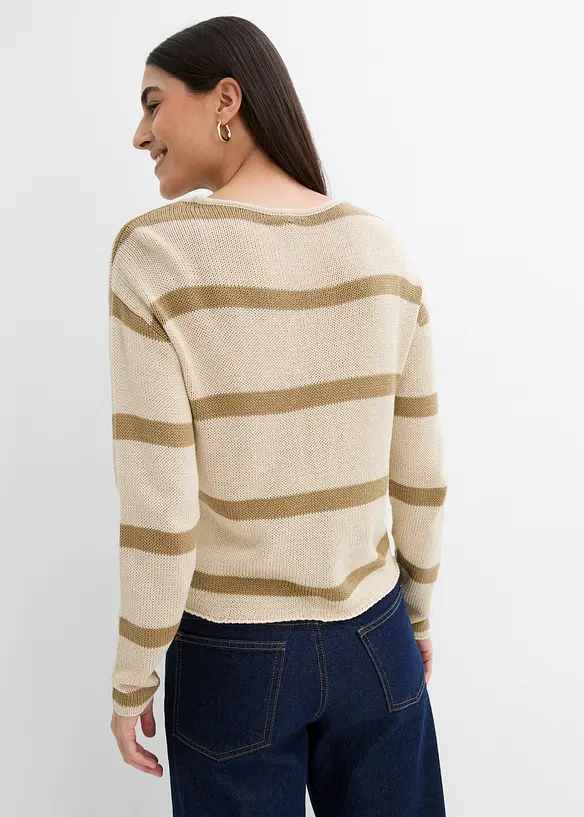 Oversize pulovr z jemné pleteniny, bonprix
