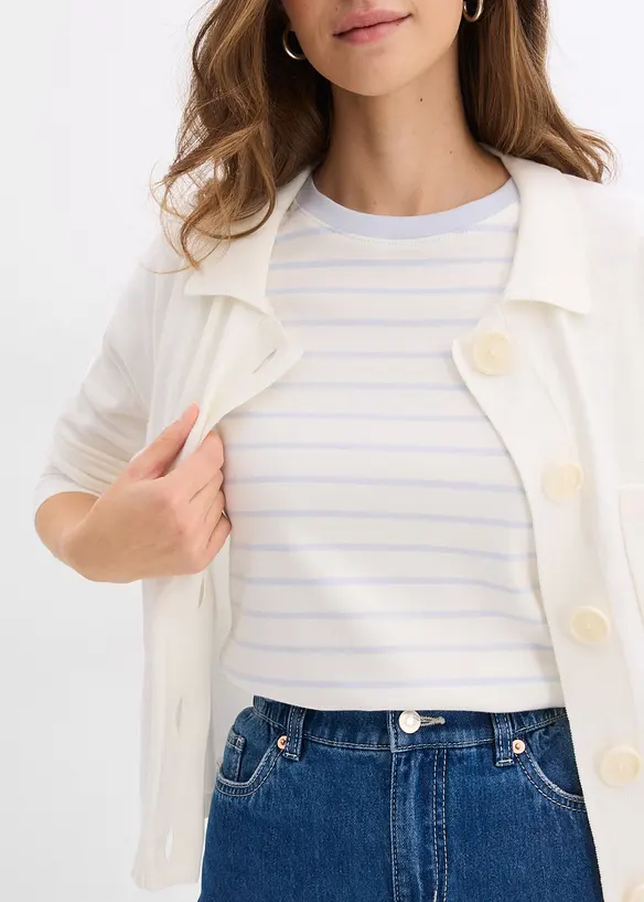 Tričko z čisté těžké organické bavlny, bonprix