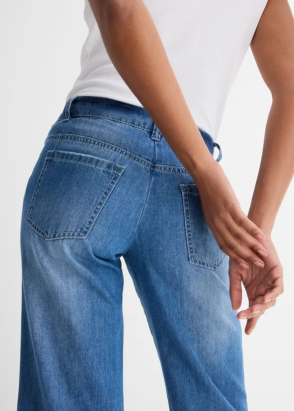 Dž&iacute;ny Wide Leg, Mid Waist, bonprix