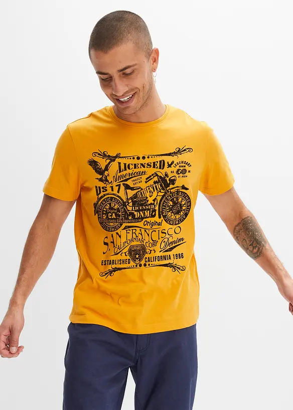 Tričko z čist&eacute; bavlny, bonprix