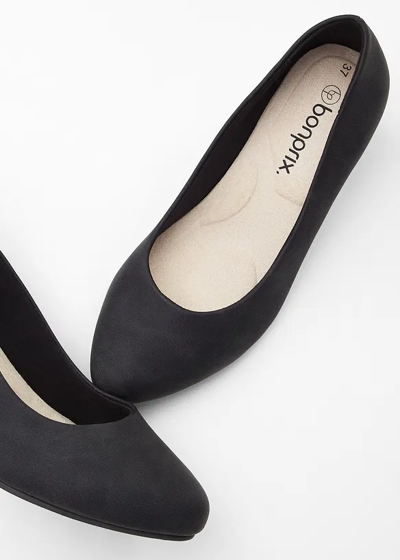 Lodičky s polstrovanou st&eacute;lkou, bonprix