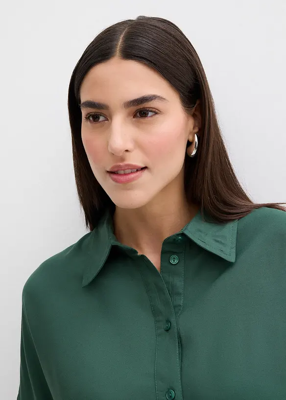 Halenkové šaty z jemné viskózy, bonprix