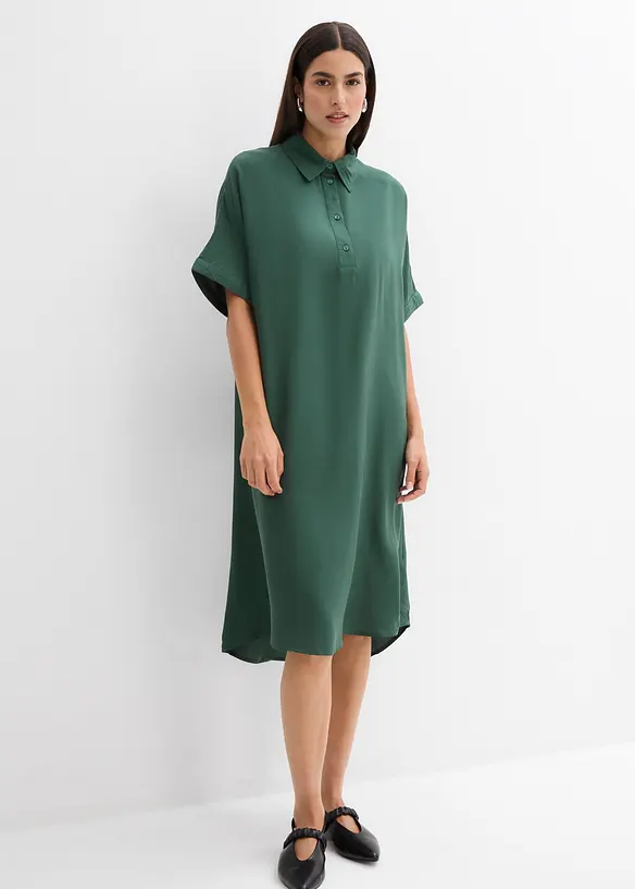 Halenkové šaty z jemné viskózy, bonprix