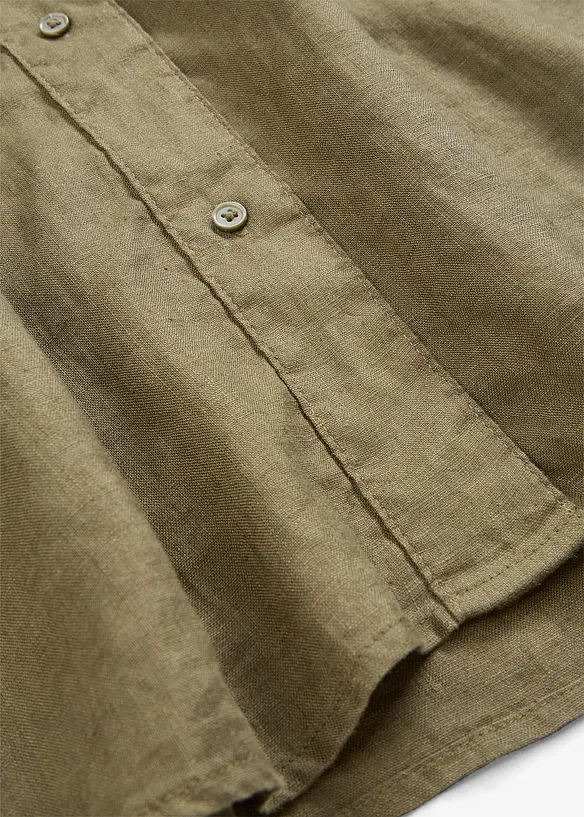 Oversized halenka z čistého lnu, bonprix