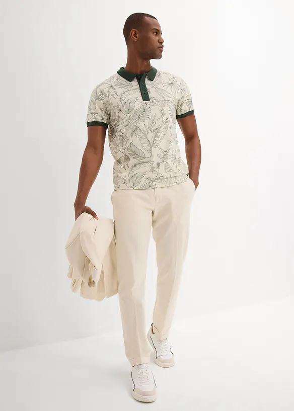 Triko polo z organick&eacute; bavlny, bonprix