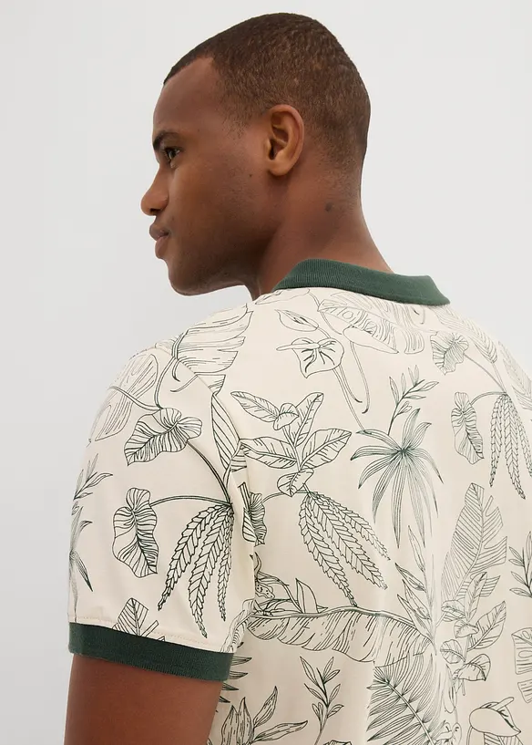 Triko polo z organick&eacute; bavlny, bonprix