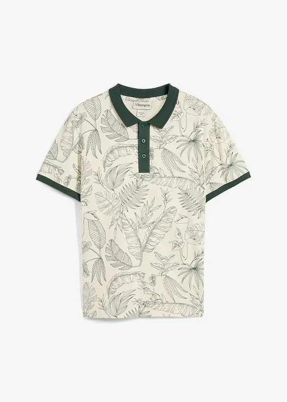 Triko polo z organick&eacute; bavlny, bonprix