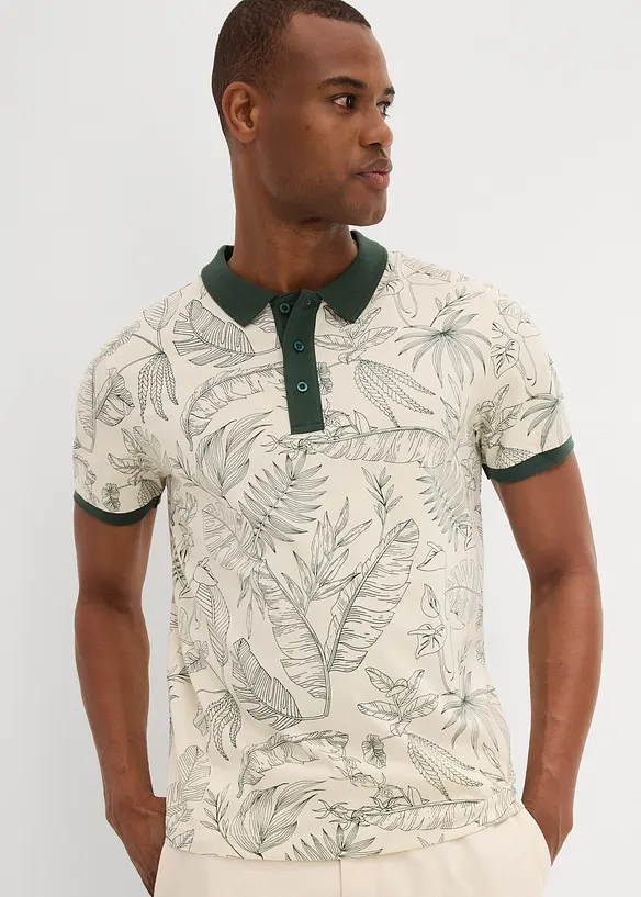 Triko polo z organick&eacute; bavlny, bonprix