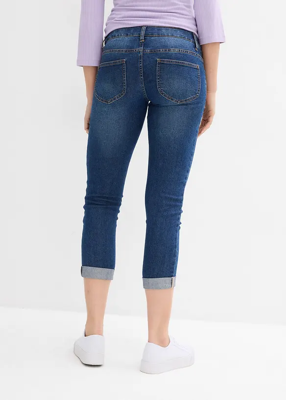 Těhotenské džíny, 7/8 délka, Slim, bonprix