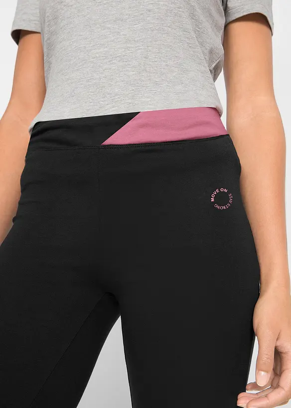 Sportovní bavlněné kalhoty se strečem, Bootcut, bonprix