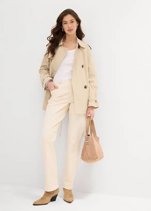 Džíny Straight, Mid Waist, bonprix