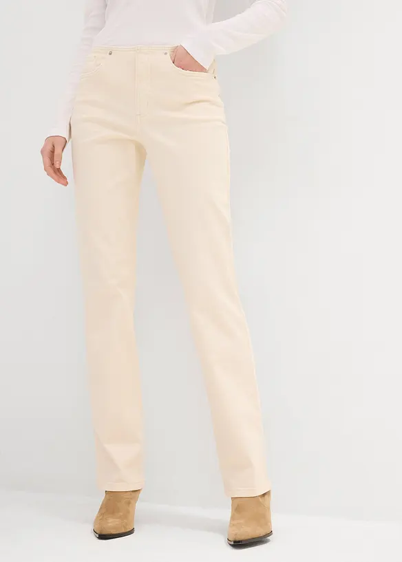 Džíny Straight, Mid Waist, bonprix