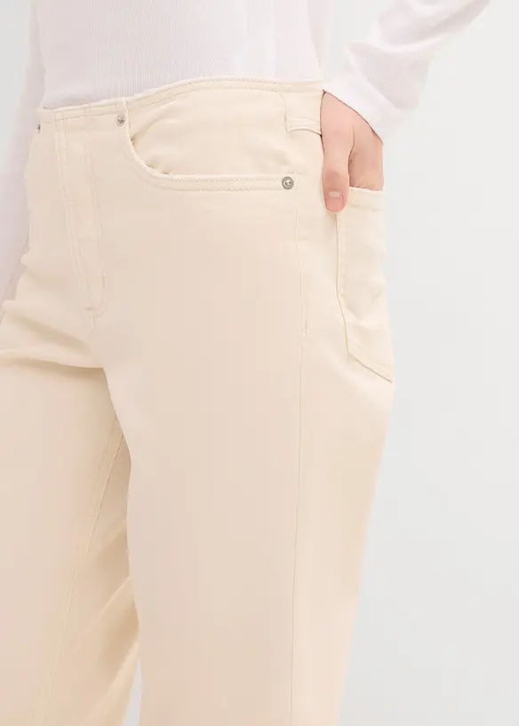 Džíny Straight, Mid Waist, bonprix