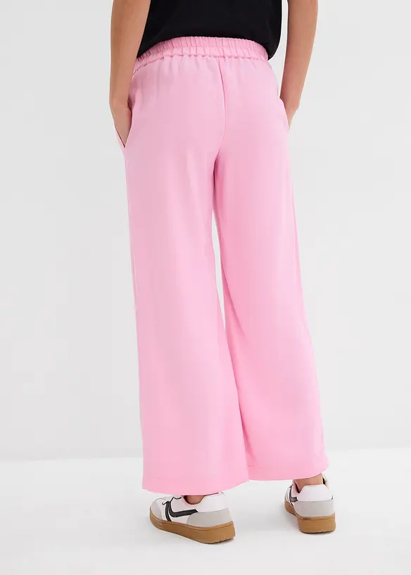 Kalhoty Culotte z jemné viskózové směsi, bonprix