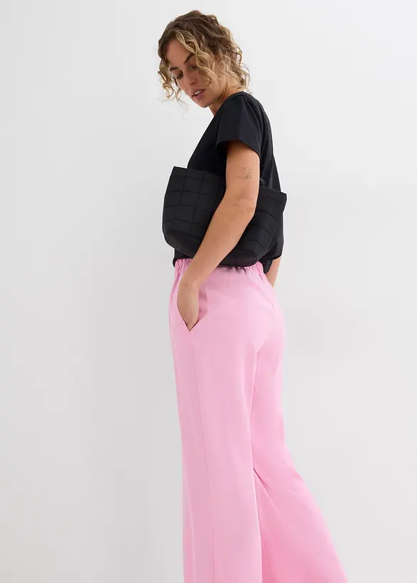 Kalhoty Culotte z jemné viskózové směsi, bonprix