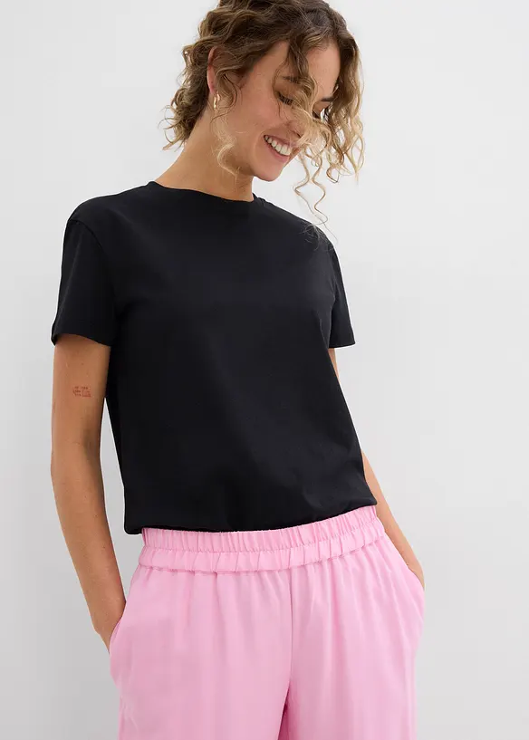 Kalhoty Culotte z jemné viskózové směsi, bonprix