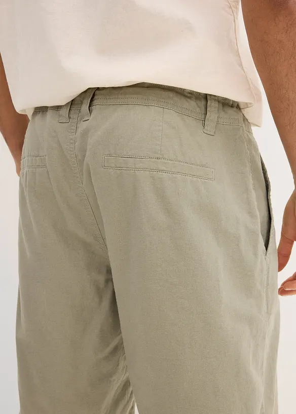Bermudy Regular Fit se lnem, bonprix