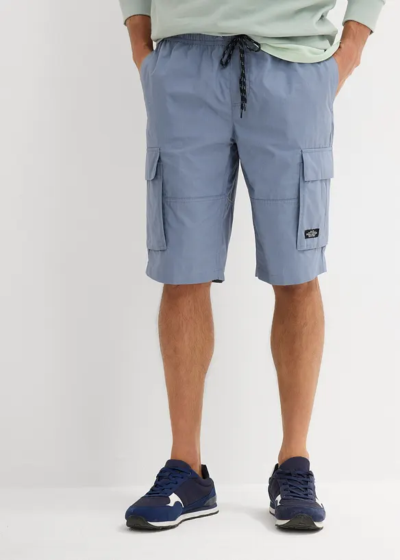 Cargo bermudy bez zapínání, Regular Fit, bonprix