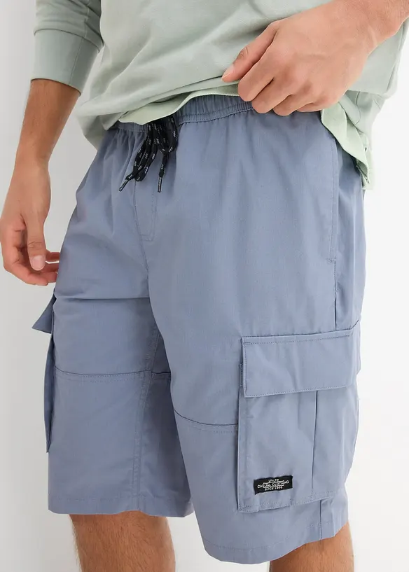 Cargo bermudy bez zapínání, Regular Fit, bonprix