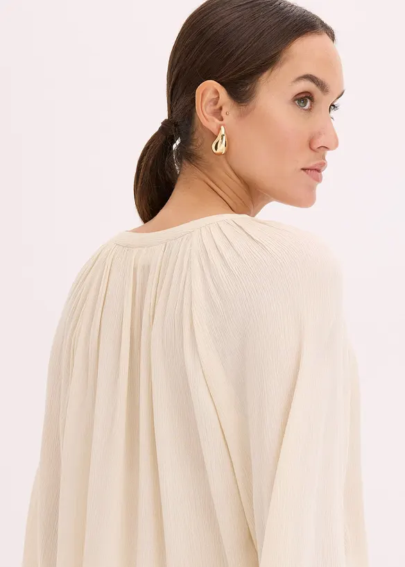Oversize halenka s výšivkou, bonprix